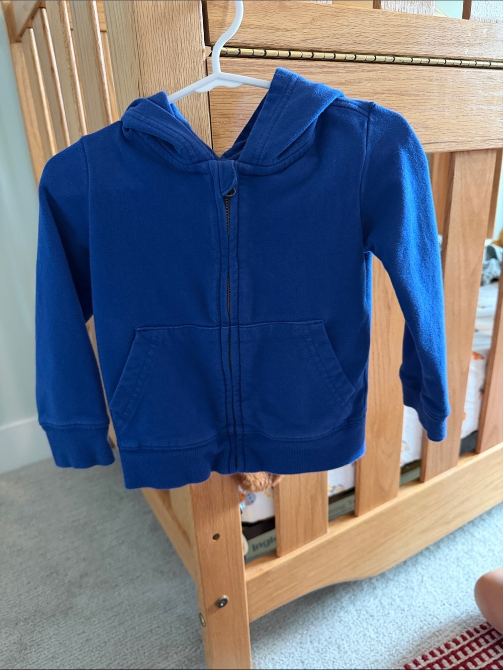 Primark Royal Blue Hooded Zip-Up Sweatshirt